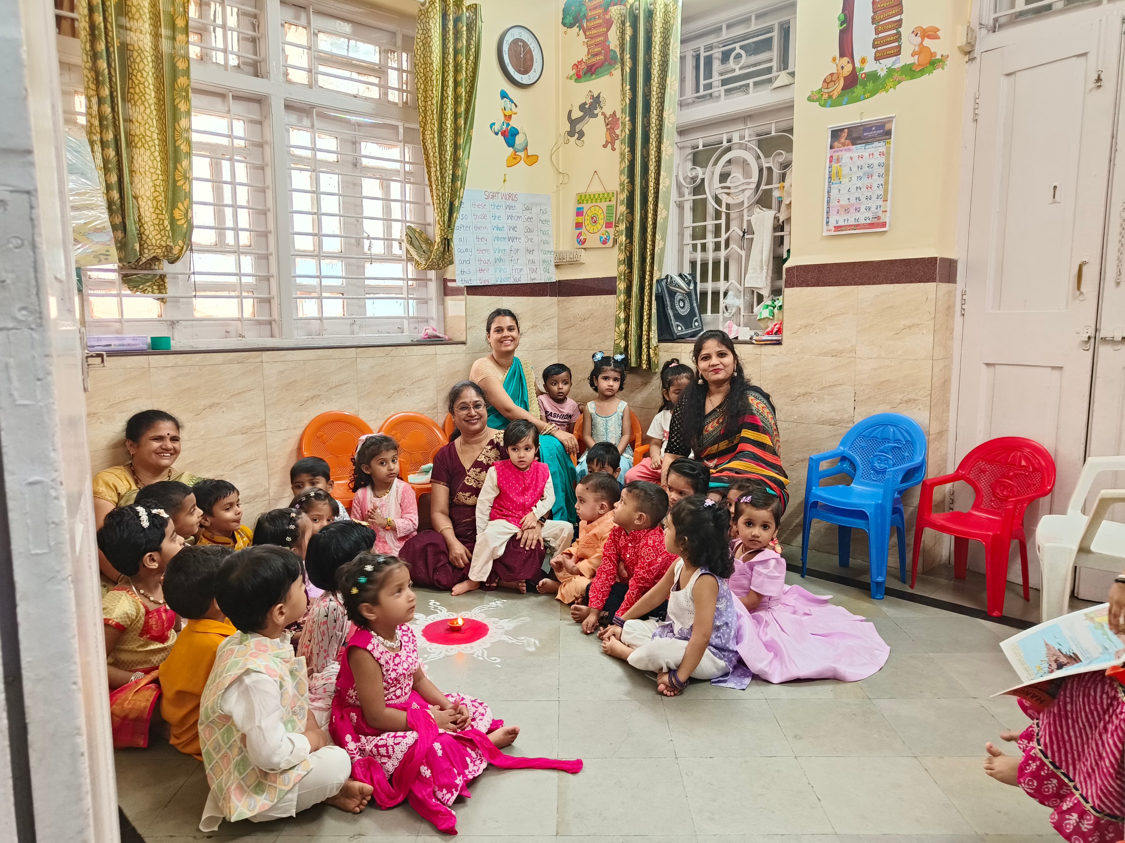Teacher with child